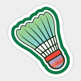 Shuttlecocks splash badminton vector, Badminton logo sticker design and Badminton Championship logo sticker design. Sticker